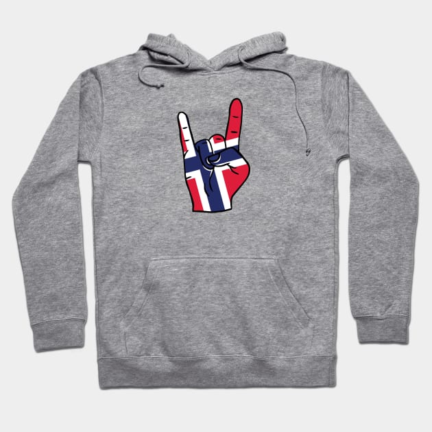 Rock On, Norway Hoodie by SLAG_Creative